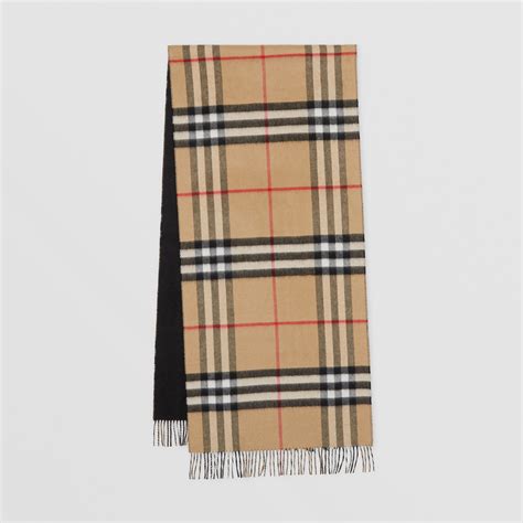 Burberry reversible scarf cashmere